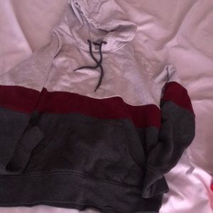 striped hoodie